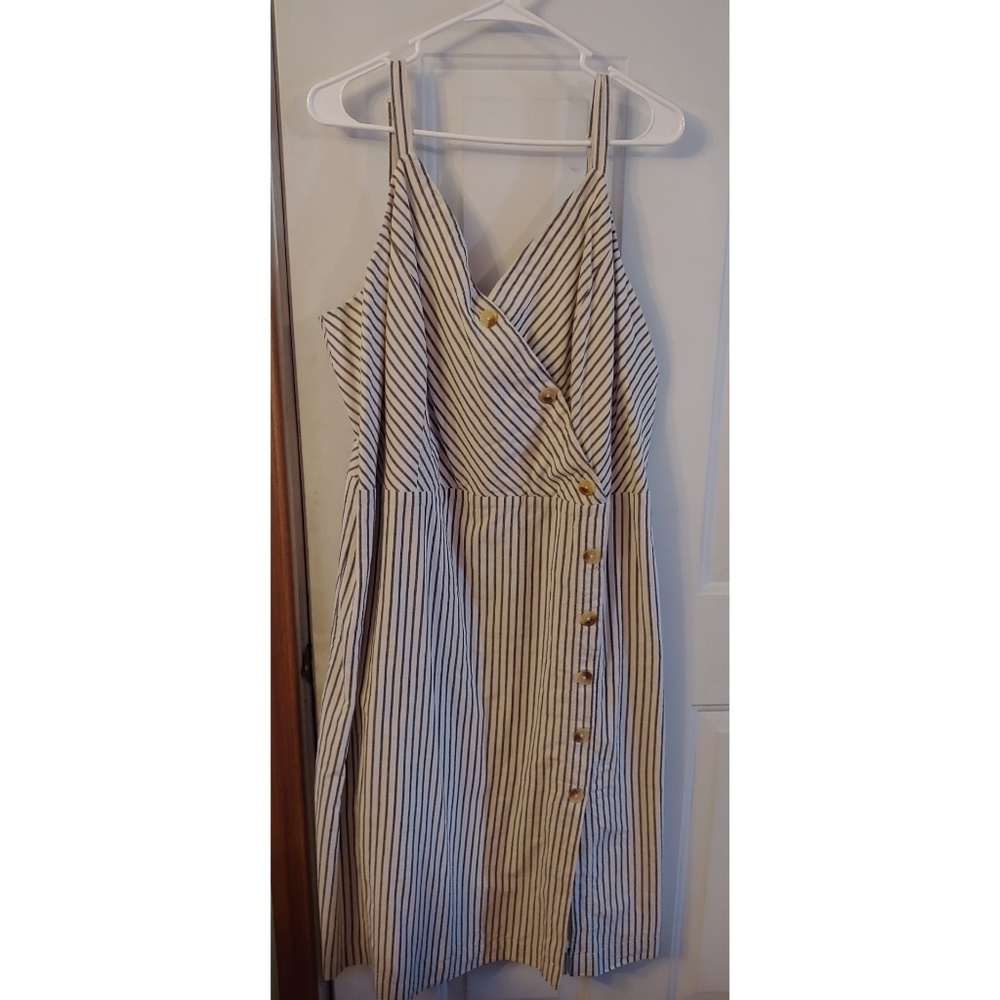 Maurices striped button down dress